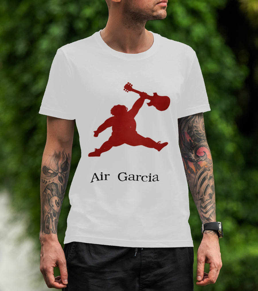 Air Garcia Jerry Garcia Silhouette Iconic Rock Legend T-Shirt