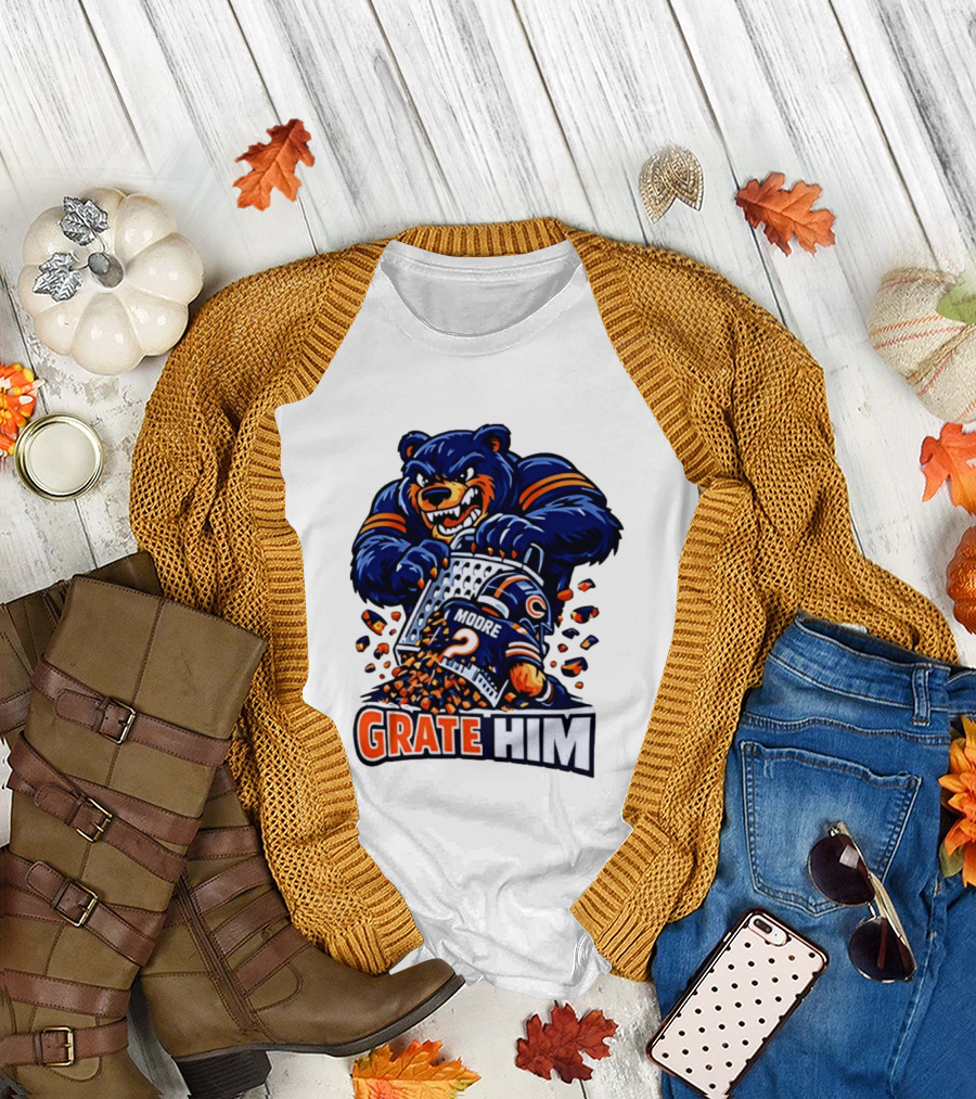 Chicago Bears Grate Him Moore 2 T-Shirt