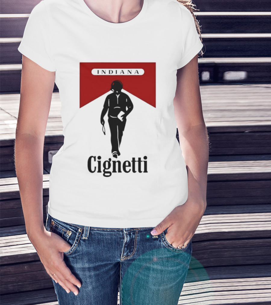 Indiana Cignetti Coach Marlboro Cigarette T-Shirt