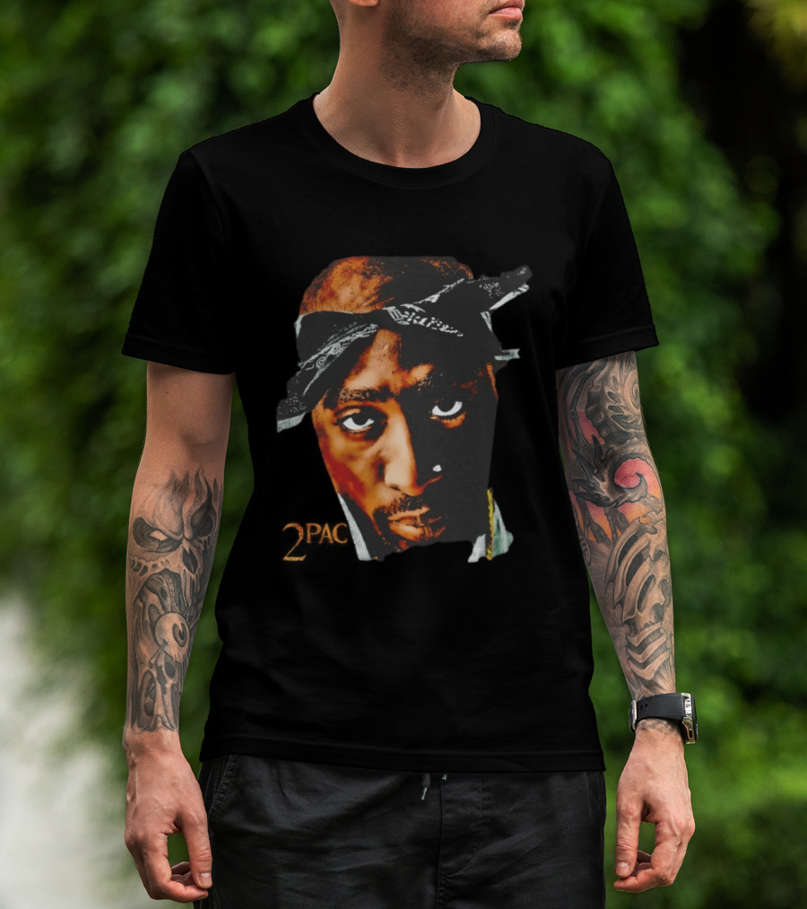 2Pac Bandana Style Face T-Shirt