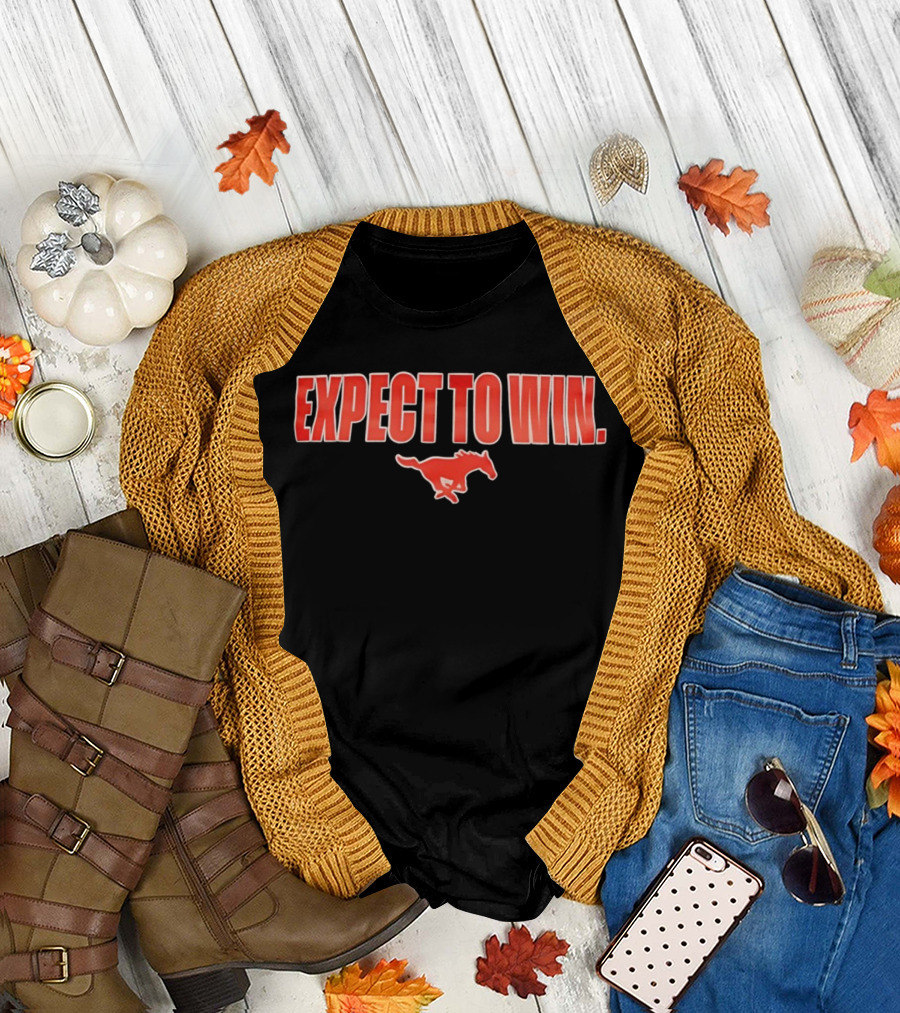 Expect to Win SMU Mustangs T-Shirt