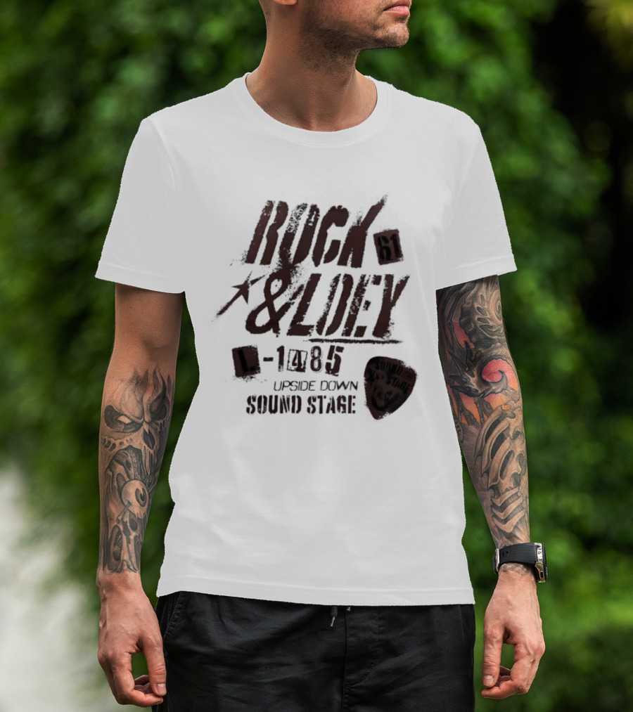 Rock 61 And Loey 1985 Upside Down Sound Stage T-Shirt
