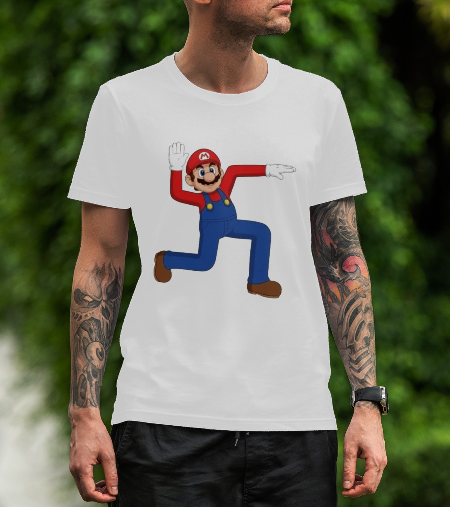 Super Mario Swastika T-Shirt
