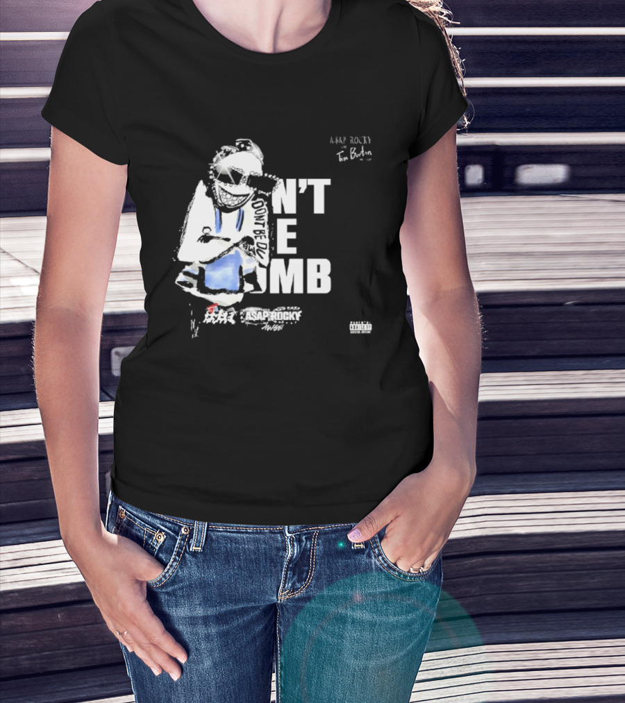 ASAP Rocky X Tim Burton Don't Be Dumb Collaboration T-Shirt