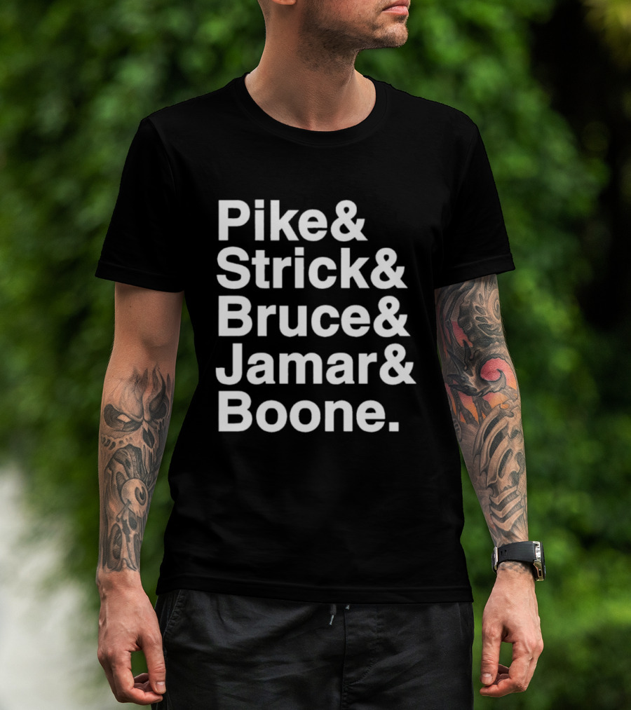 Pike Strick Bruce Jamar Boone Denver Nuggets Players T-Shirt
