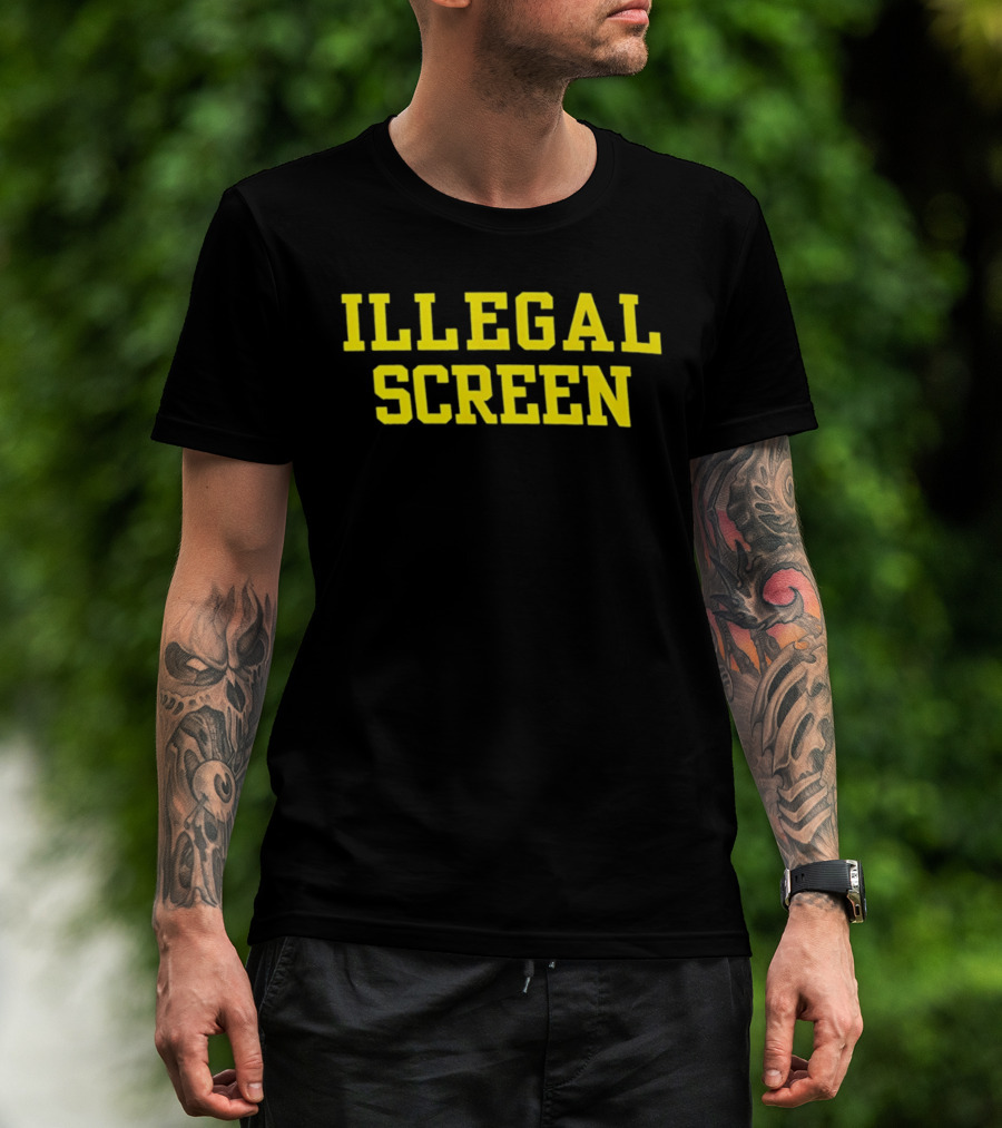 Illegal Screen Boston Celtics Basketball Humor T-Shirt