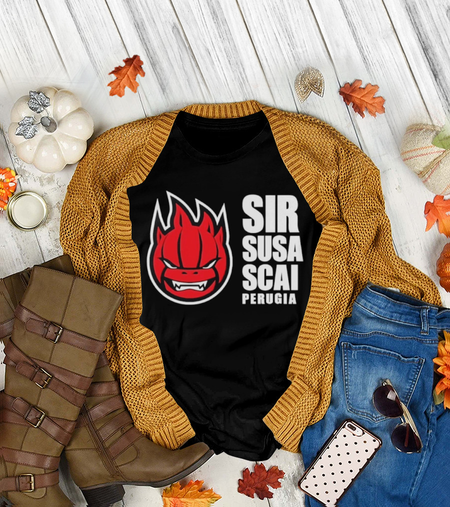 Sir Susa Scai Perugia Fierce Flames T-Shirt