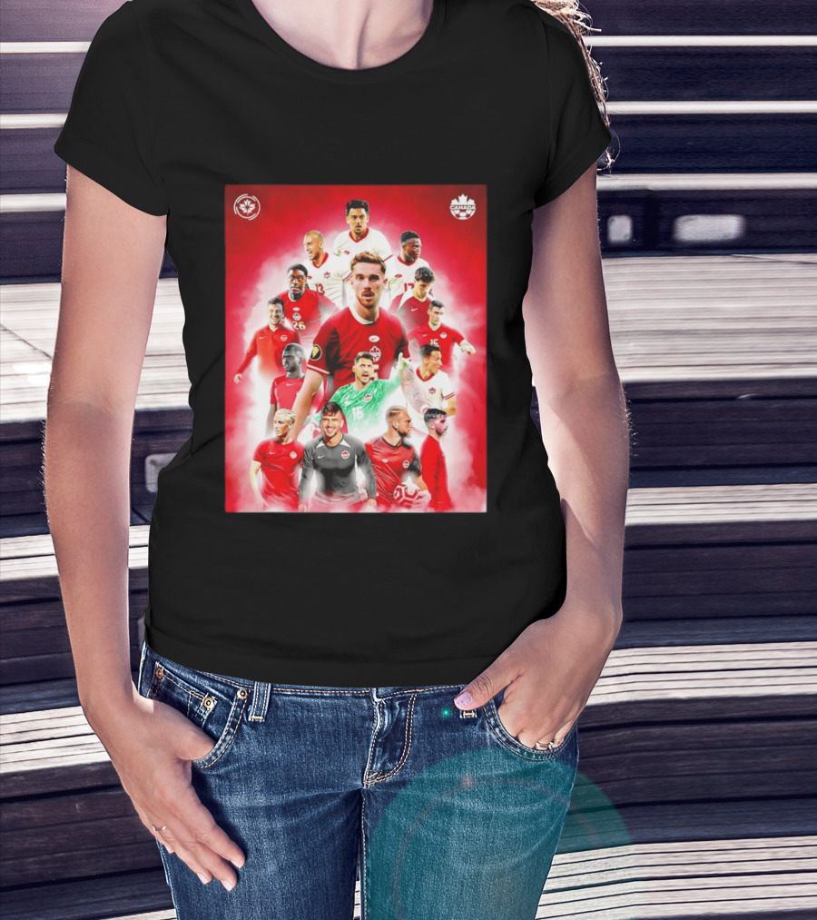 Canada's Team 2026 Men's National Soccer Team Players T-Shirt