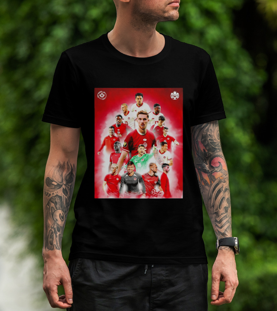 Canada's Team 2026 Men's National Soccer Team Players T-Shirt
