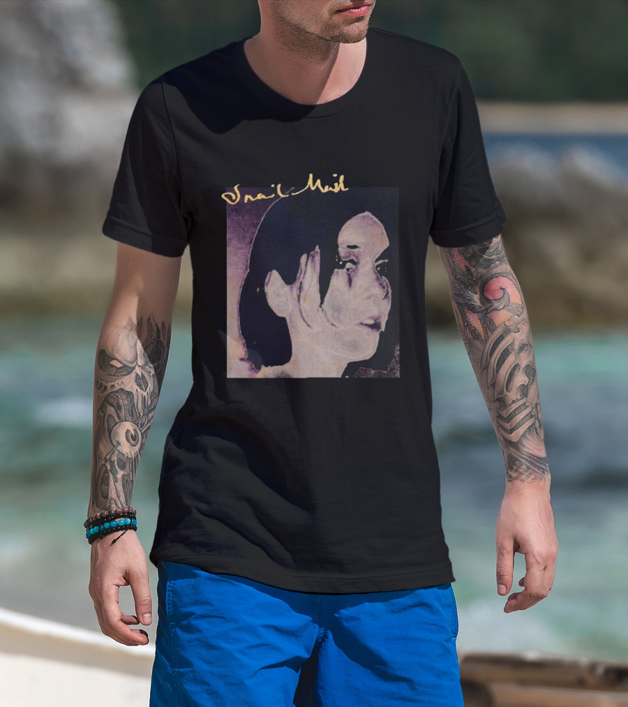 Snail Mail Distorted Face T-Shirt