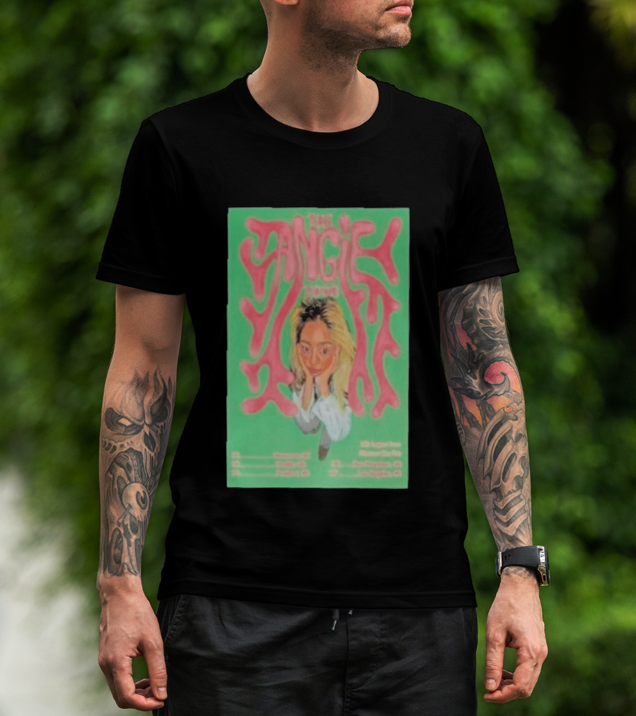 Spill Tab The Angie Tour March 2026 Denver Vancouver San Francisco Seattle T-Shirt