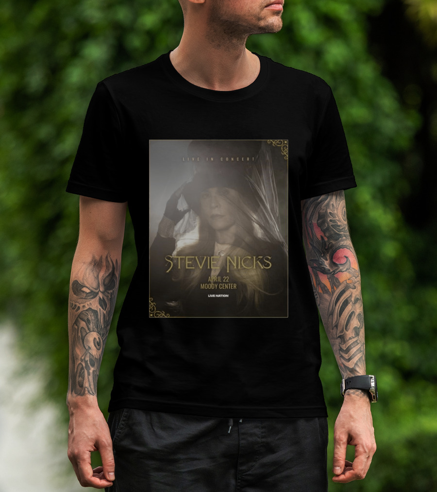 Stevie Nicks Live In Concert April 22 2026 Moody Center Austin TX T-Shirt