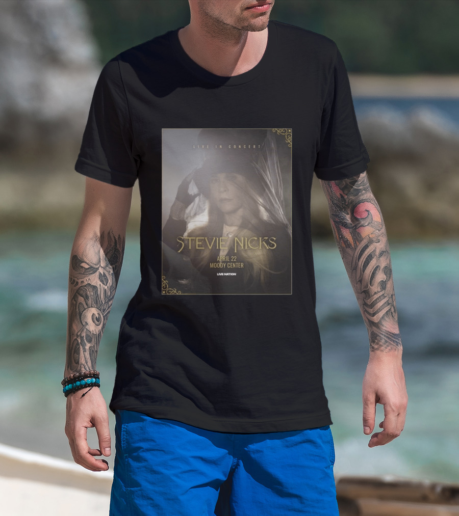 Stevie Nicks Live In Concert April 22 2026 Moody Center Austin TX T-Shirt