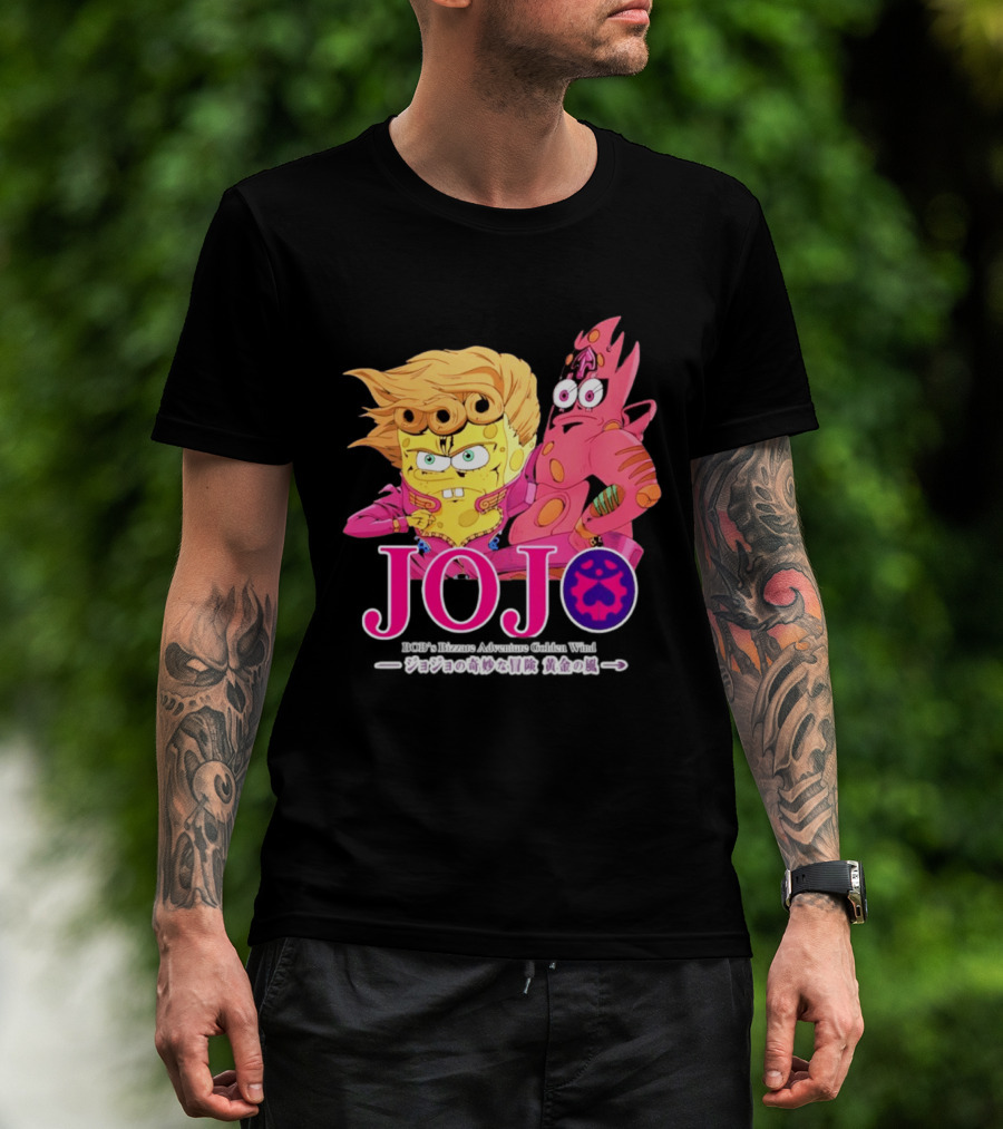Jojo Giornobob Crossover Anime T-Shirt
