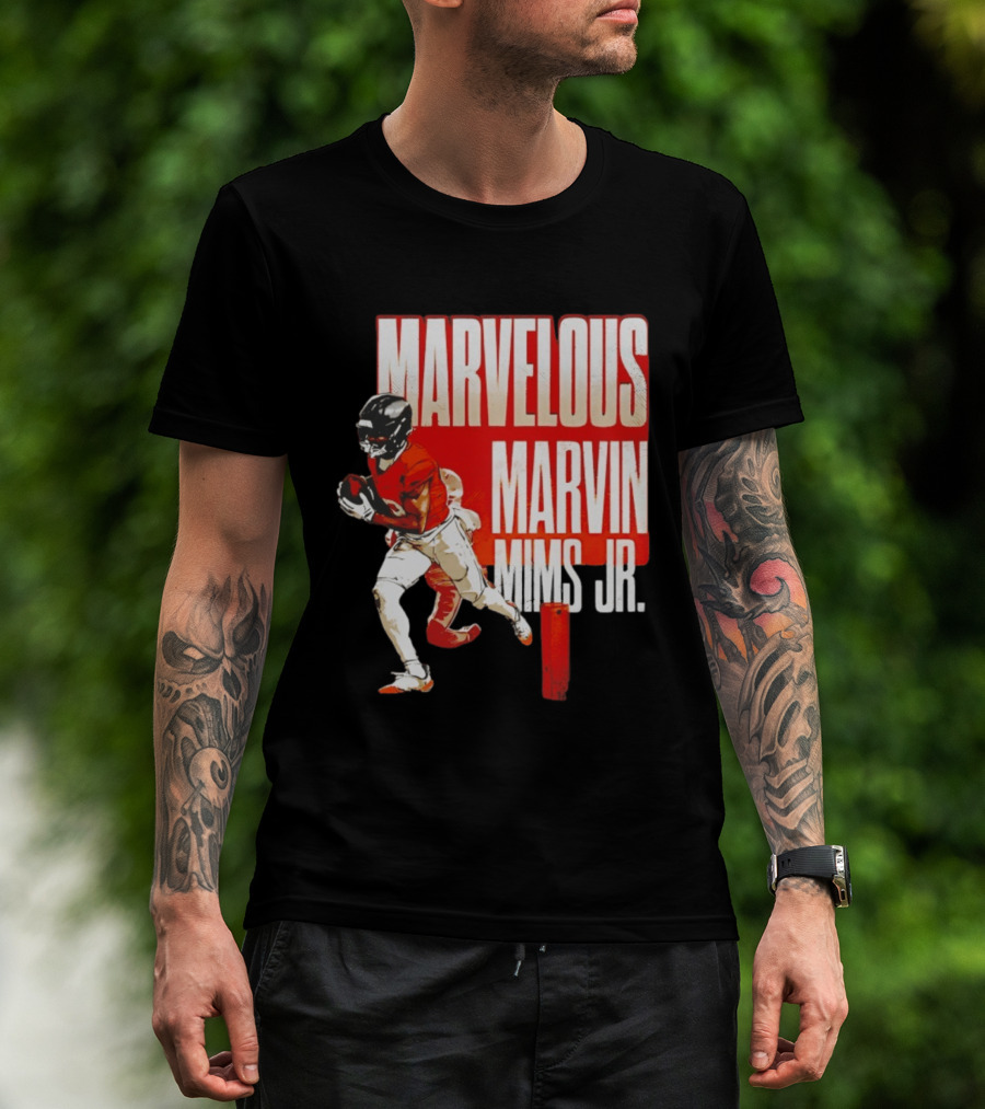 Marvelous Marvin Mims Jr Denver Broncos Football Star T-Shirt