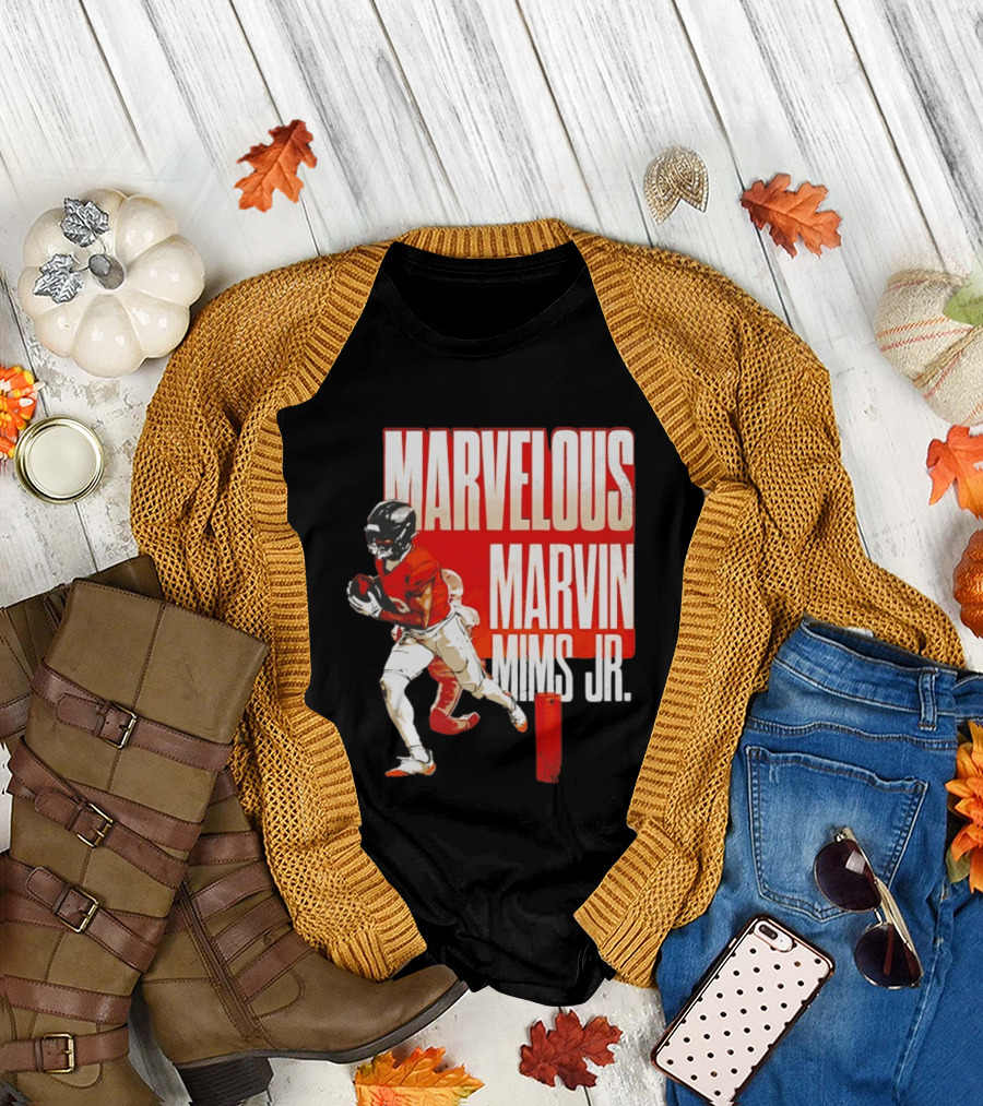 Marvelous Marvin Mims Jr Denver Broncos Football Star T-Shirt
