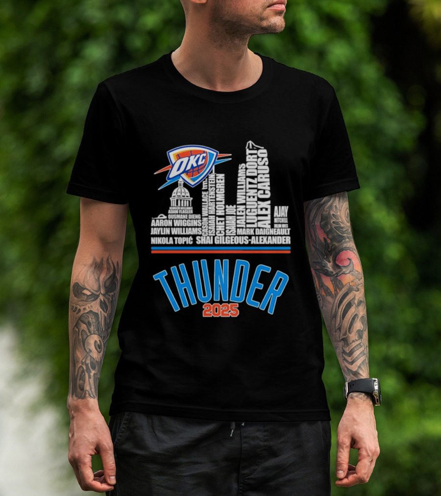 OKC Thunder Skyline 2025 T-Shirt