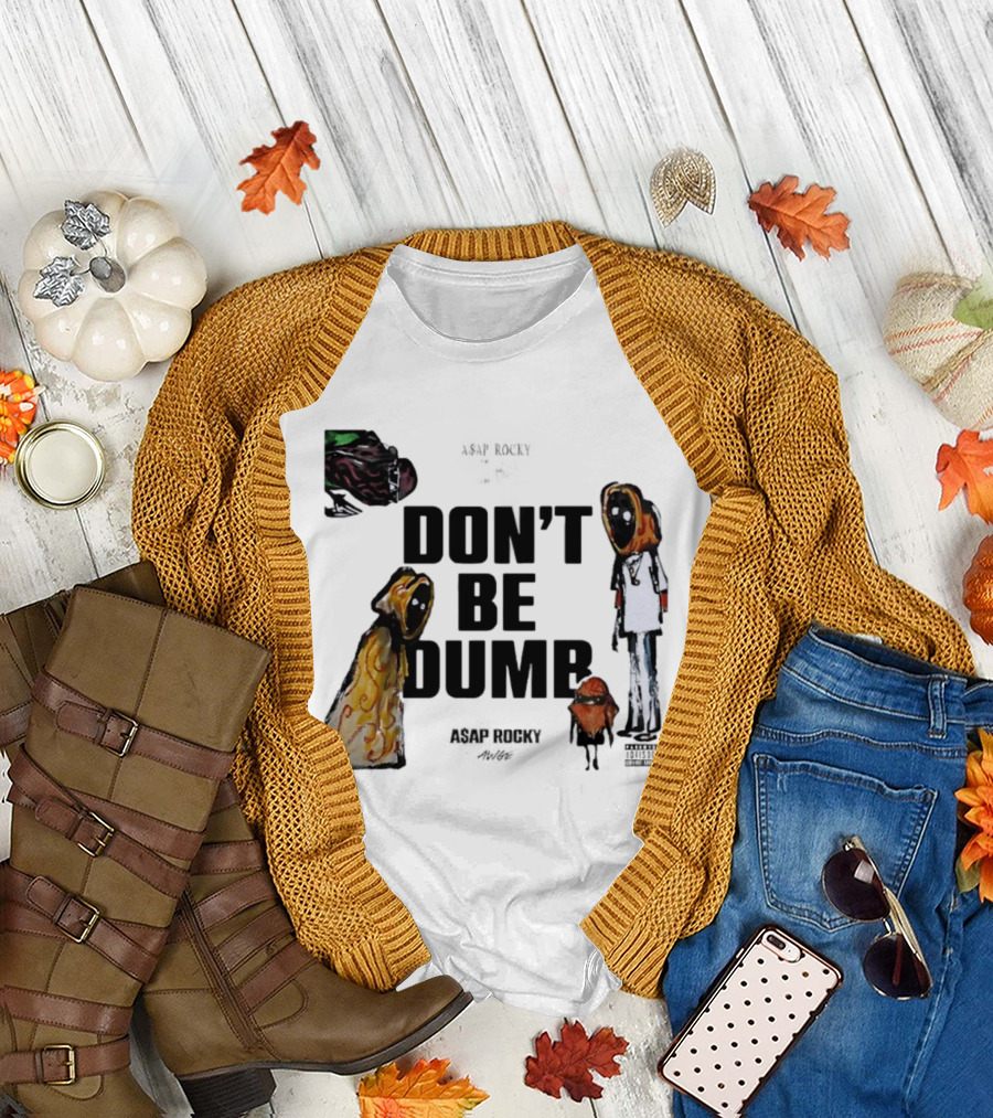ASAP Rocky x Tim Burton Don't Be Dumb Character Collab T-Shirt
