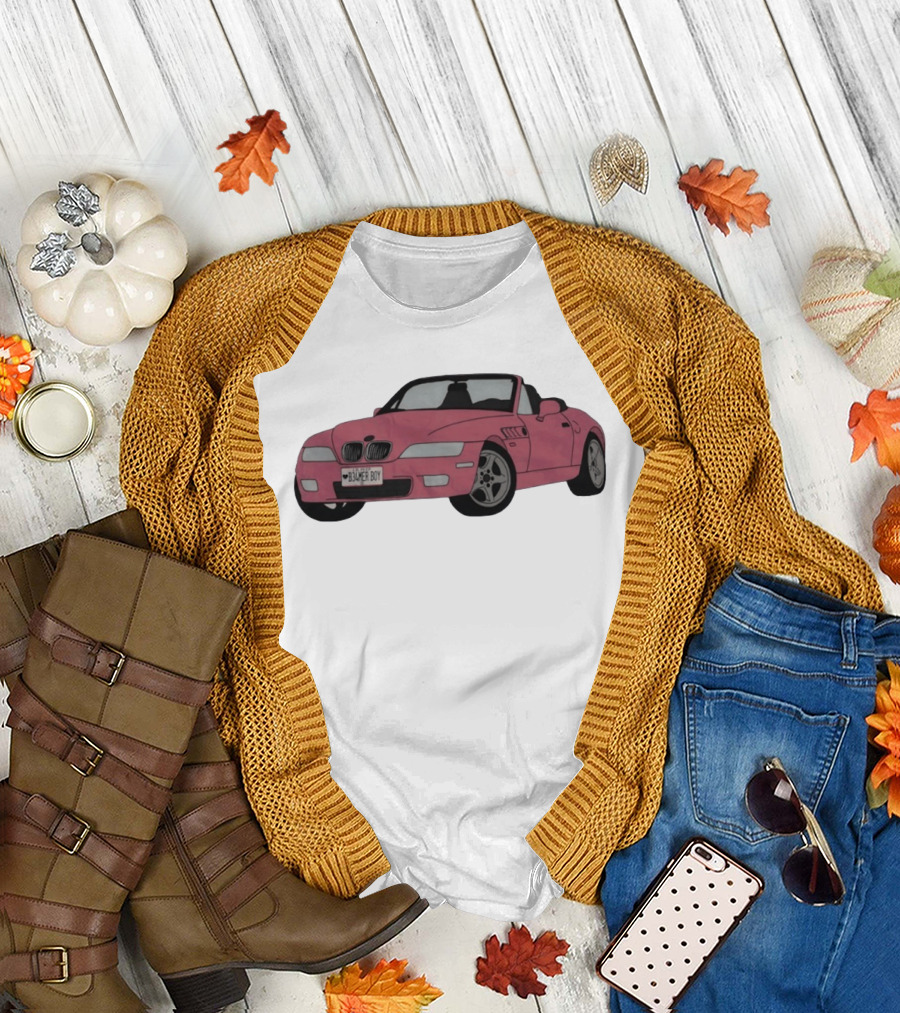 Convertible Pink BMW Z3 B3MER BOY T-Shirt