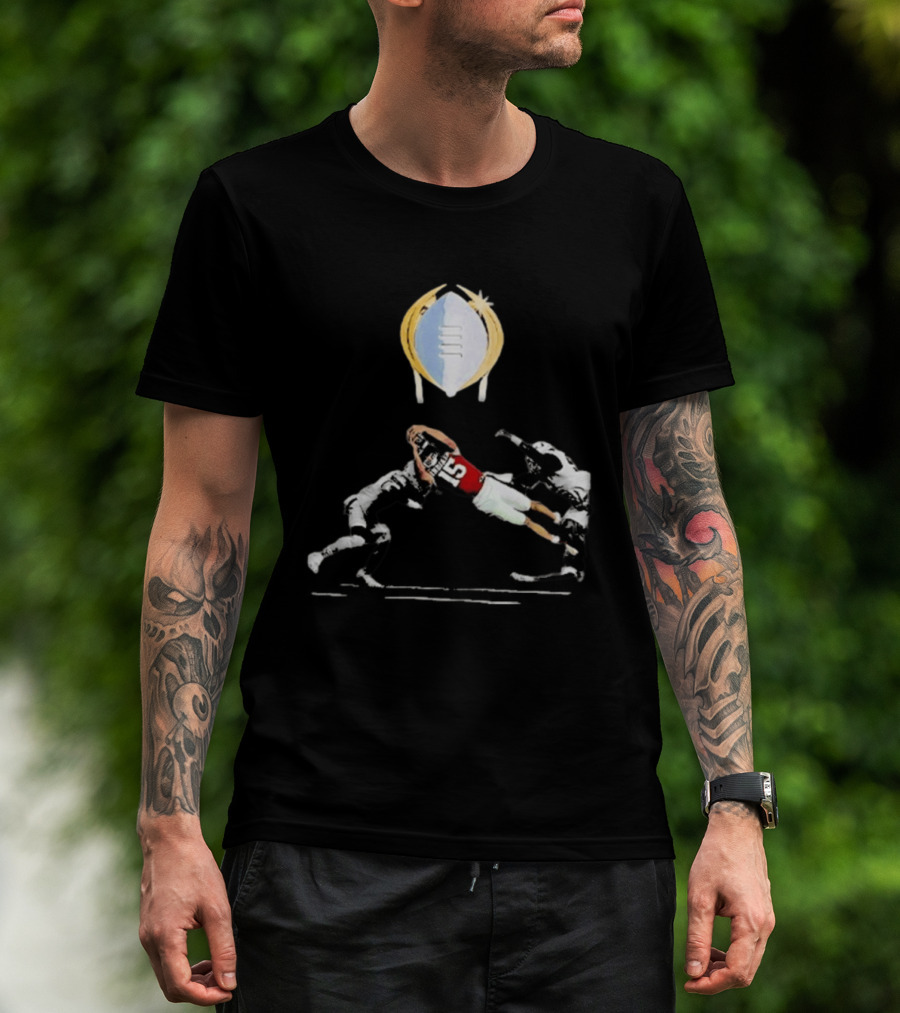 Fernando Mendoza Heisman Moment Football Leap Iconic Play T-Shirt
