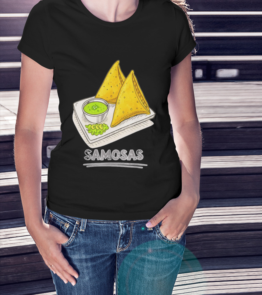 Samosa Lover Indian Snack Foodie Delight T-Shirt