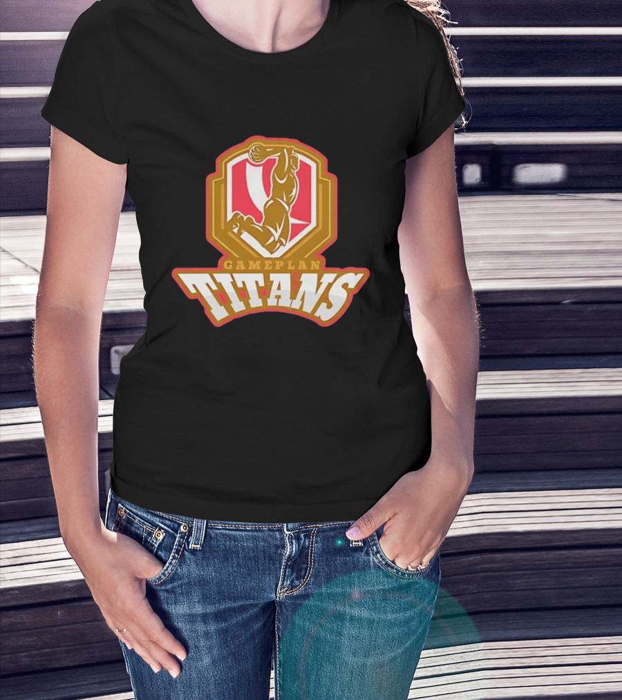 Gameplan Titans Basketball Dunking Player T-Shirt