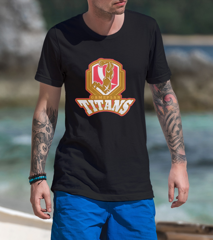 Gameplan Titans Basketball Dunking Player T-Shirt