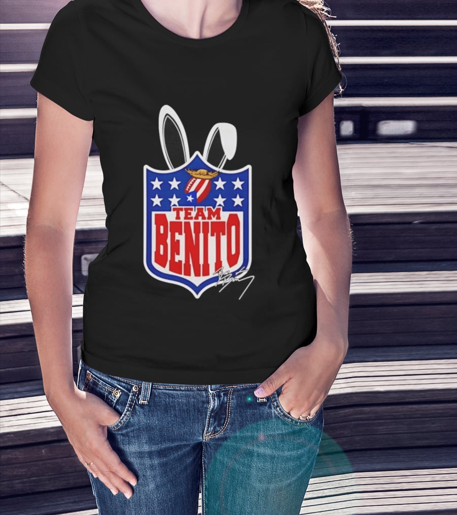 Team Benito Bad Bunny Stars Football T-Shirt