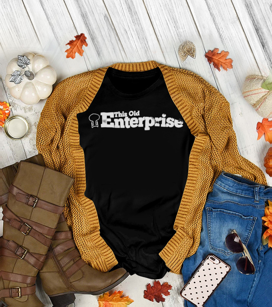 This Old Enterprise Starship Blueprint T-Shirt