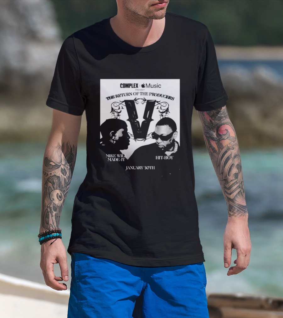 Complex Apple Music Verzuz The Return Of The Producers Mike Will Made It Vs Hit Boy January 30 T-Shirt