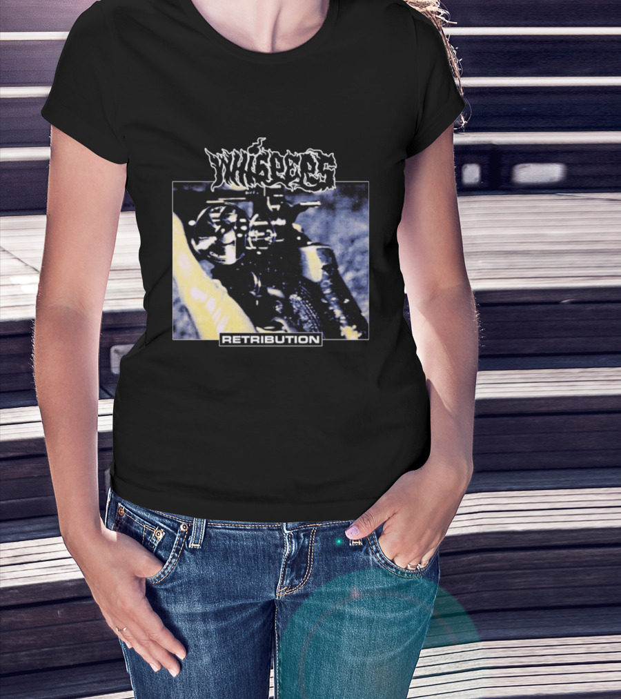 Whispers Retribution Motorcycle Engine T-Shirt