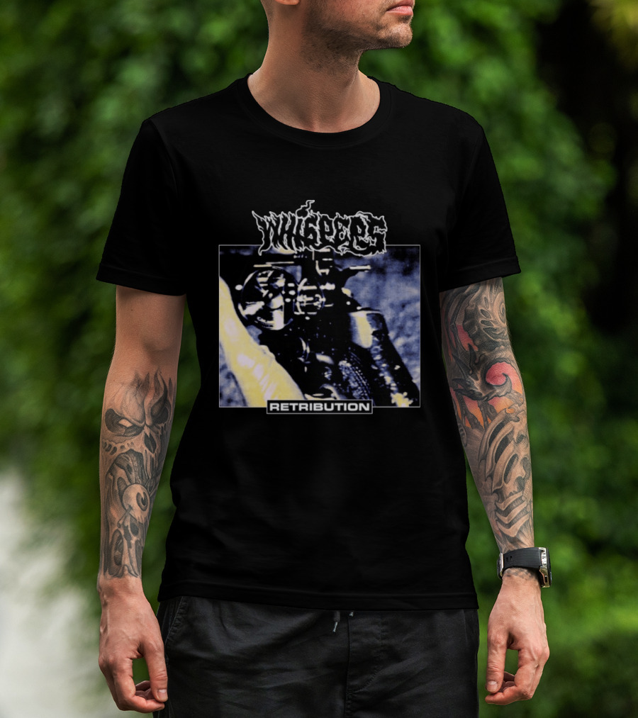Whispers Retribution Motorcycle Engine T-Shirt