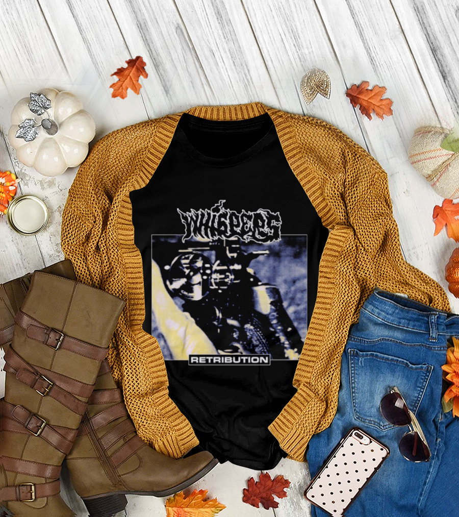 Whispers Retribution Motorcycle Engine T-Shirt