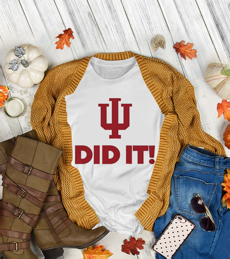 Indiana Hoosiers IU Did It Victory T-Shirt