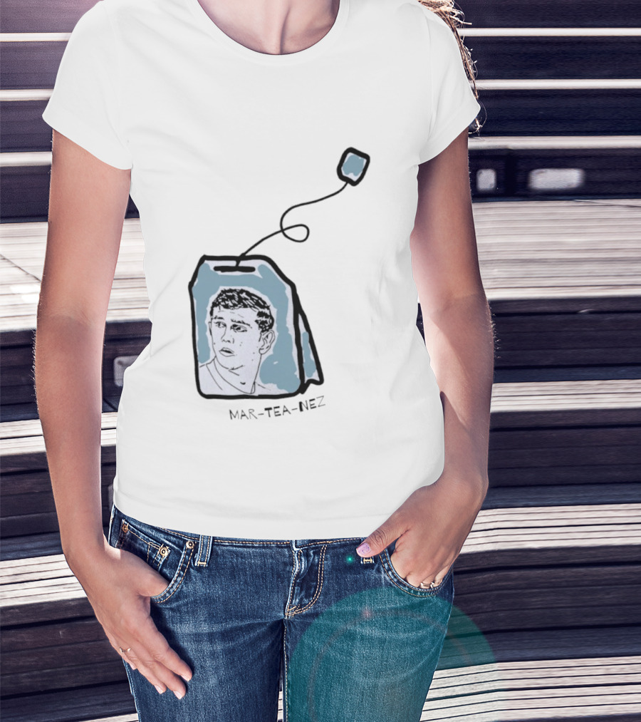 Mar Tea Nez Emiliano Martínez Teabag Cartoon T-Shirt