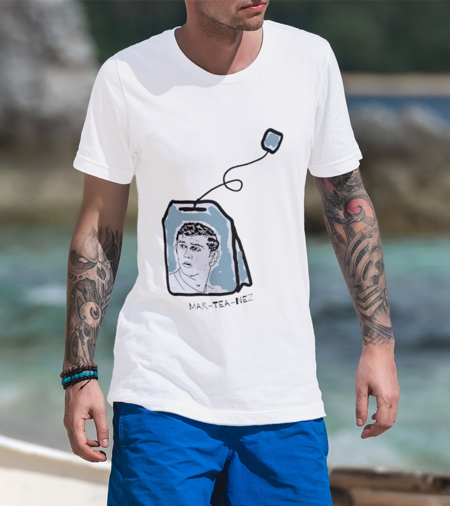 Mar Tea Nez Emiliano Martínez Teabag Cartoon T-Shirt