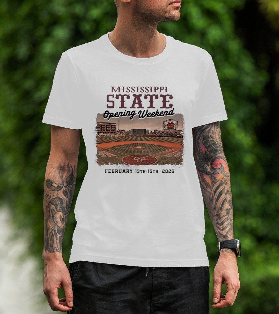 Mississippi State Opening Weekend February 13th 15th 2026 T-Shirt