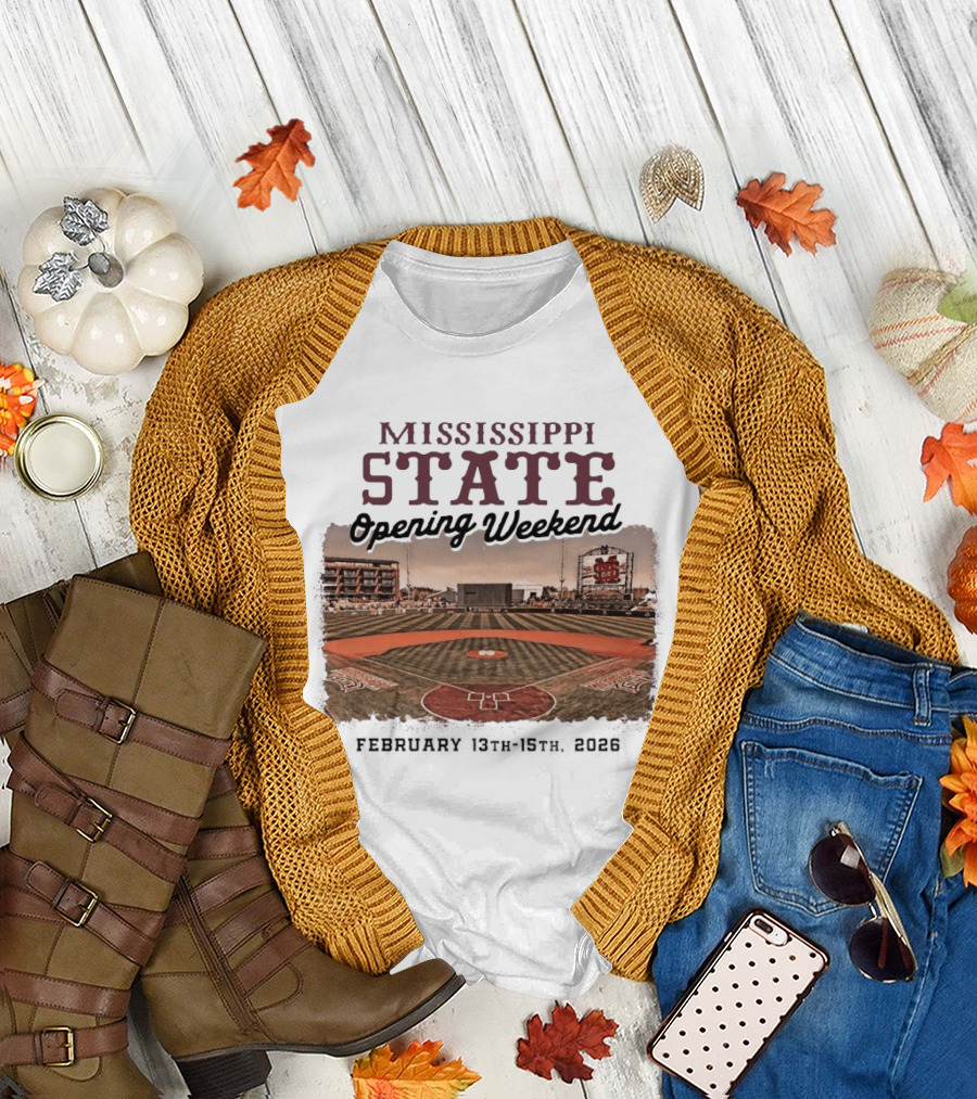 Mississippi State Opening Weekend February 13th 15th 2026 T-Shirt