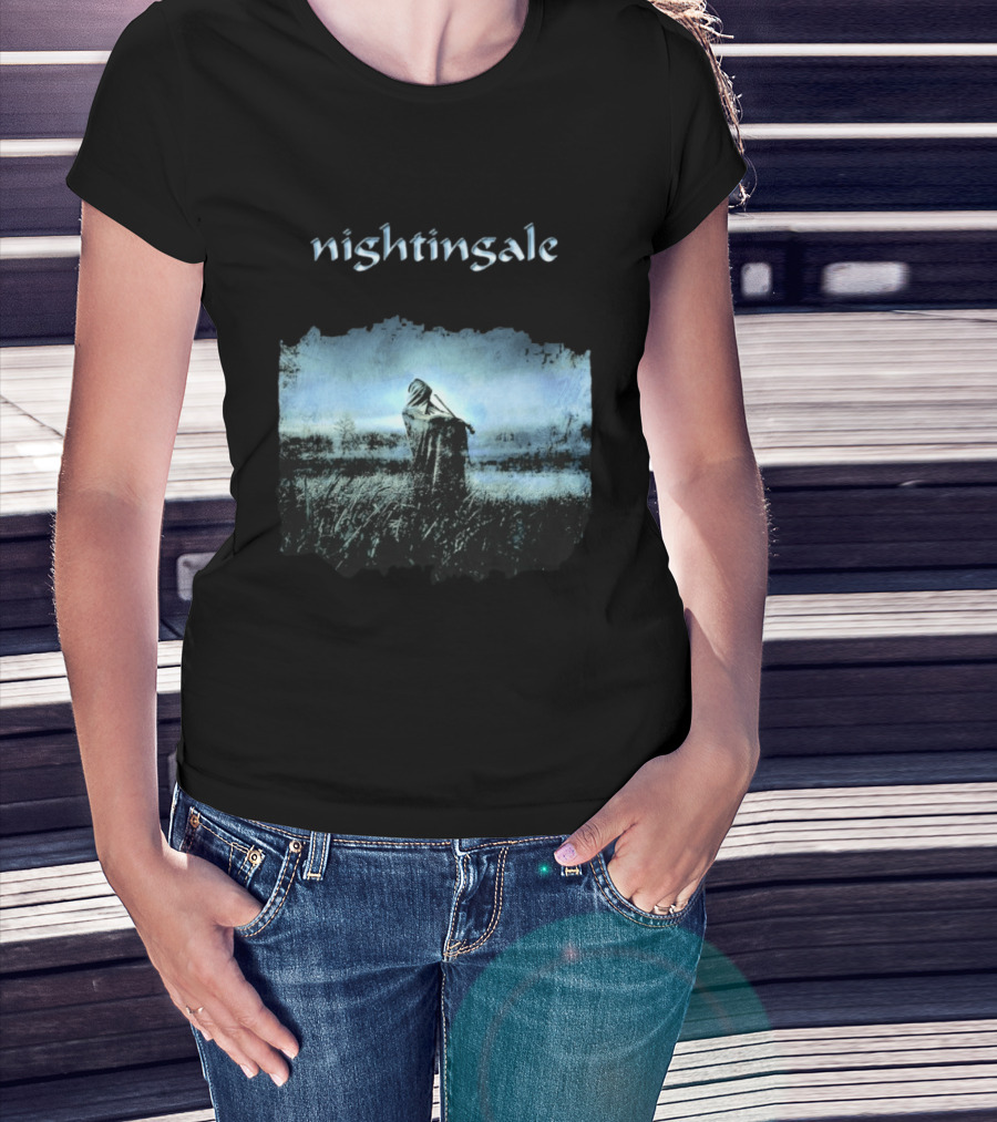 Nightingale Ethereal Nightfall Scene T-Shirt