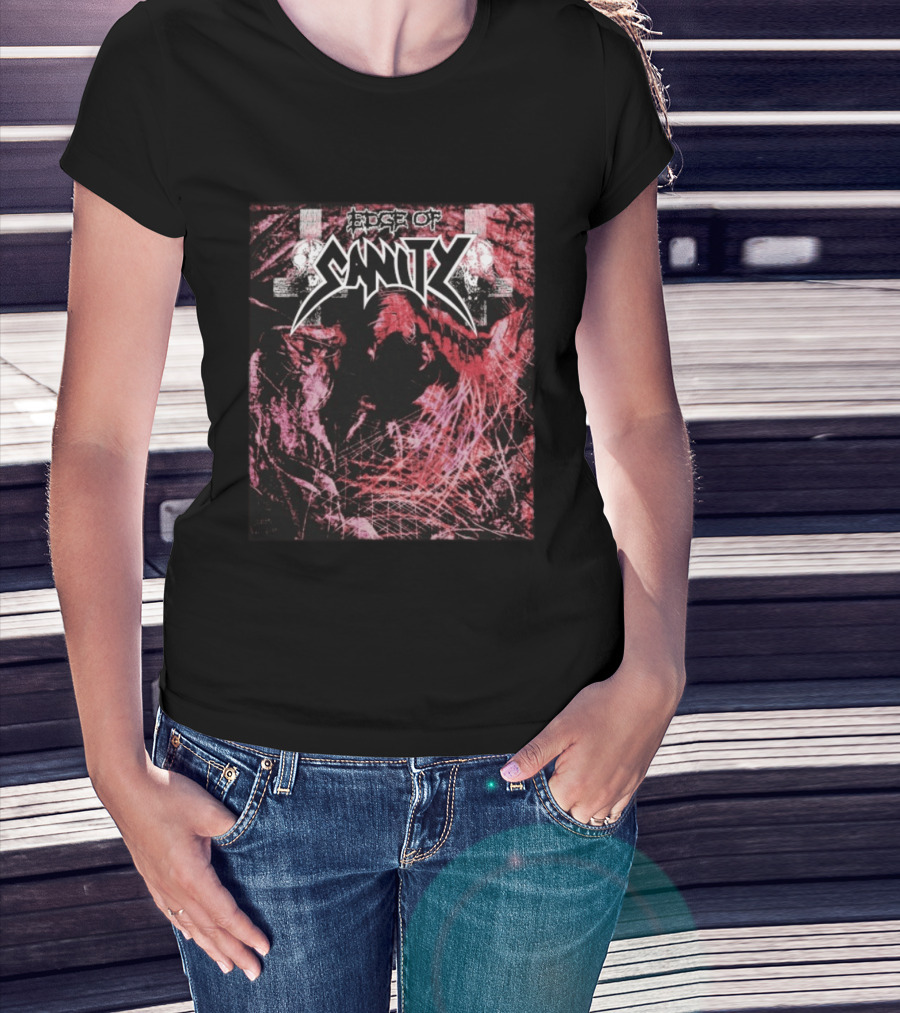 Edge Of Sanity Infernal Album Cover Black Metal Aesthetic T-Shirt