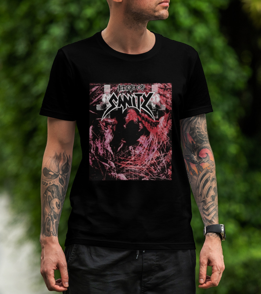 Edge Of Sanity Infernal Album Cover Black Metal Aesthetic T-Shirt