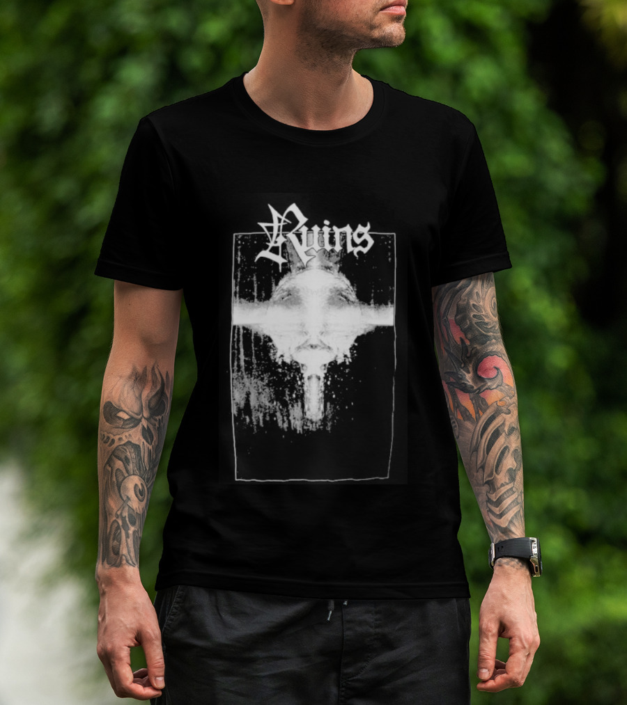 Ruins Face Skull Artifacts T-Shirt
