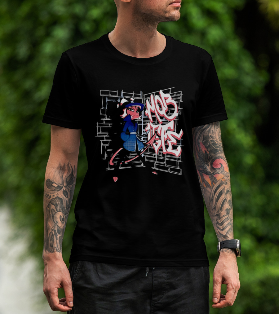 Helluva Boss Mob Life Urban Style Graffiti T-Shirt