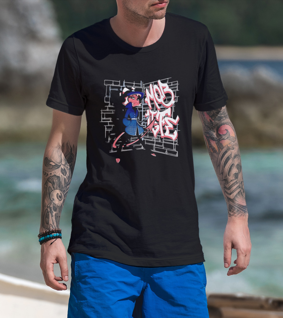 Helluva Boss Mob Life Urban Style Graffiti T-Shirt