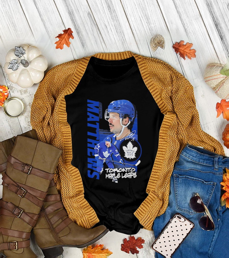 Toronto Maple Leafs Auston Matthews Signature Playmaker T-Shirt
