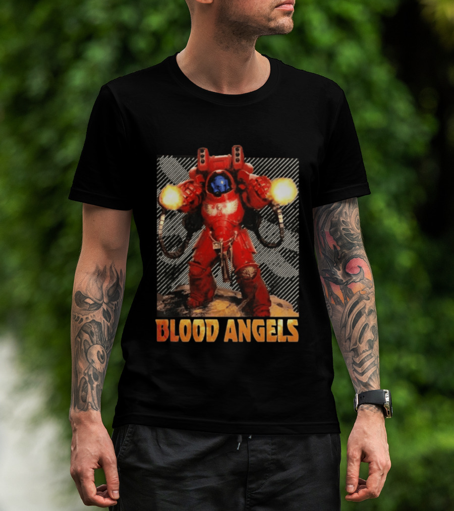 Warhammer 40 000 Blood Angels Space Marine Power Armor T-Shirt