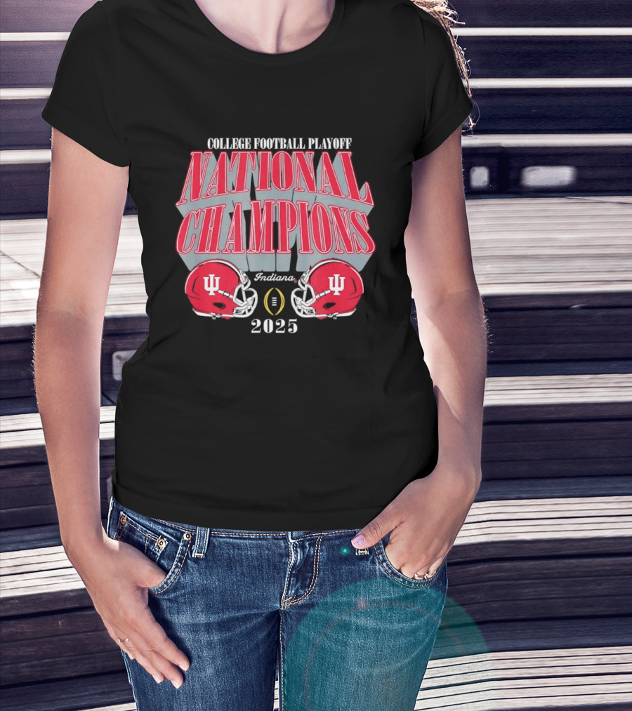 Indiana Hoosiers College Football Playoff National Champions 2025 CFP Lombardi T-Shirt