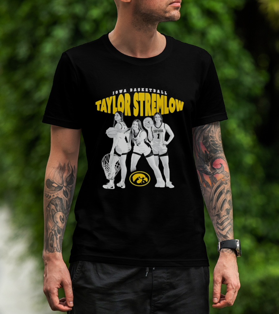 Taylor Stremlow Iowa Hawkeyes Basketball 90s Style Retro Sports T-Shirt
