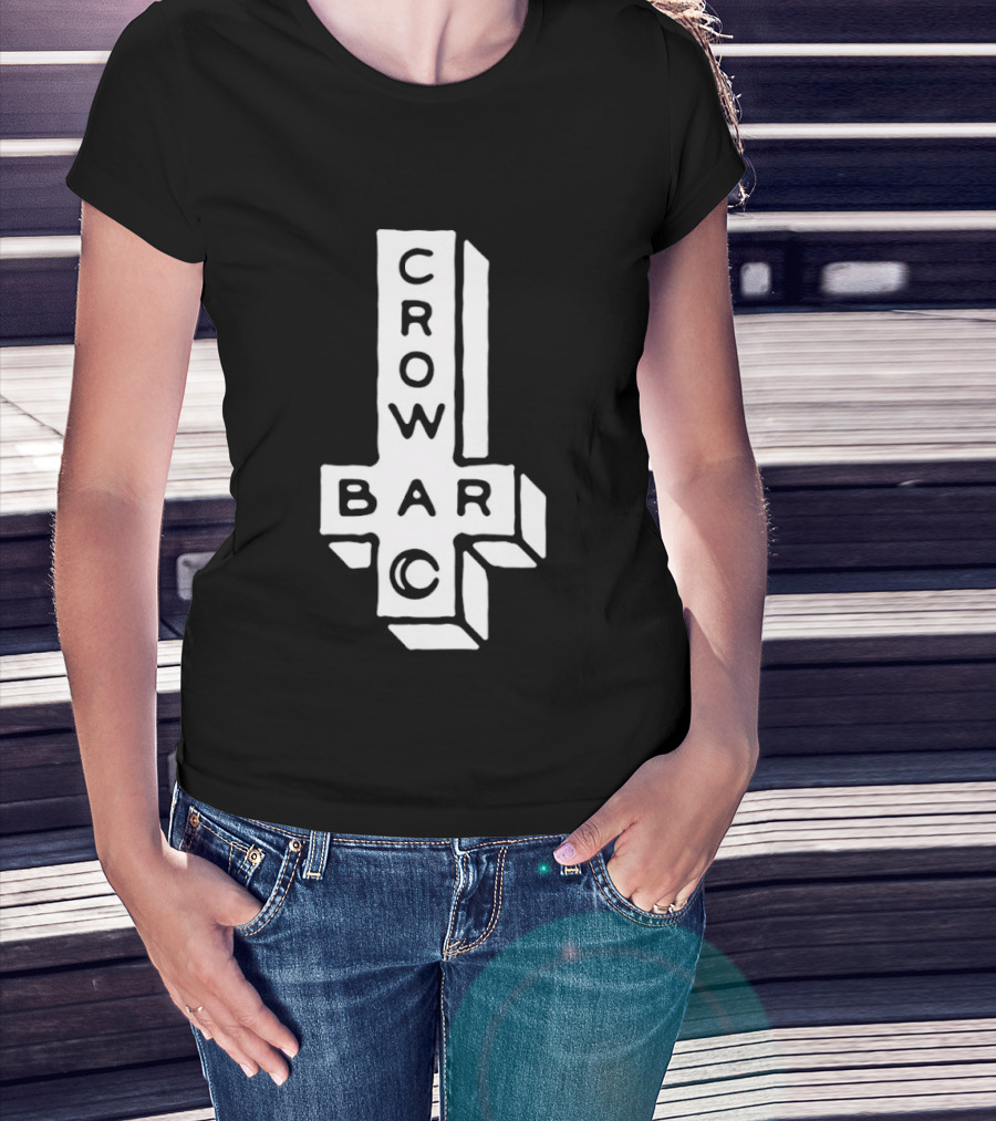 Crowbar Cross Vertical Arrangement T-Shirt