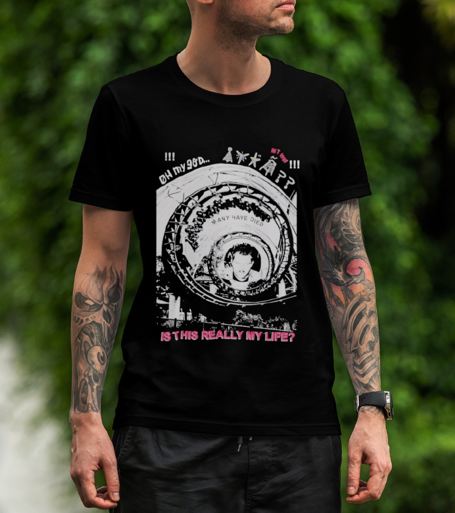 Cruelster Oh My God Is This Really My Life Spiral T-Shirt